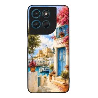Θήκη Sonique Greek Island Muse Series για Motorola Moto G57 Power 5G / Moto G67 Power 5G Ροδίτικο Λιμάνι