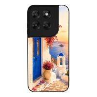Θήκη Sonique Greek Island Muse Series για Motorola Moto G67 5G / Moto G77 5G Ηλιοβασίλεμα Σαντορίνης