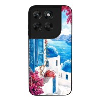 Θήκη Sonique Greek Island Muse Series για Motorola Moto G67 5G / Moto G77 5G Σαντορινό Γαλάζιο
