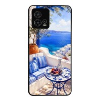 Θήκη Sonique Greek Island Muse Series για Motorola Moto G72 Θέα του Αιγαίου