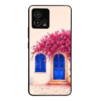 Θήκη Sonique Greek Island Muse Series για Motorola Moto G72 Ροζ Μπουκαμβίλια