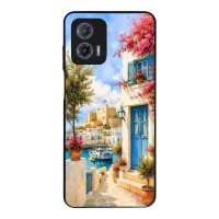 Θήκη Sonique Greek Island Muse Series για Motorola Moto G73 5G Ροδίτικο Λιμάνι