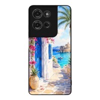 Θήκη Sonique Greek Island Muse Series για Motorola Moto G75 5G Σοκάκι Ρόδου