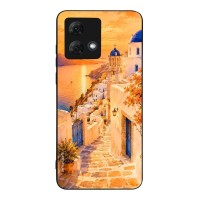 Θήκη Sonique Greek Island Muse Series για Motorola Moto G84 5G Ηλιοβασίλεμα στην Οία