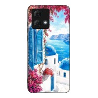 Θήκη Sonique Greek Island Muse Series για Motorola Moto G84 5G Σαντορινό Γαλάζιο