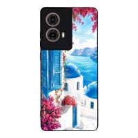Θήκη Sonique Greek Island Muse Series για Motorola Moto G85 5G Σαντορινό Γαλάζιο