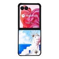 Θήκη Sonique Greek Island Muse Series για Motorola Motorola Razr 50 Ultra Άνεμος Μυκόνου
