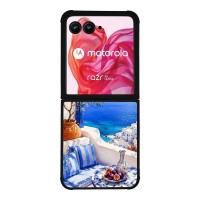 Θήκη Sonique Greek Island Muse Series για Motorola Motorola Razr 50 Ultra Θέα του Αιγαίου