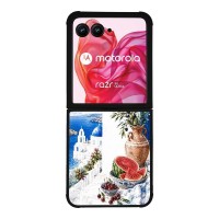 Θήκη Sonique Greek Island Muse Series για Motorola Motorola Razr 50 Ultra Νησιώτικη Δροσιά