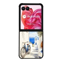 Θήκη Sonique Greek Island Muse Series για Motorola Motorola Razr 50 Ultra Πέρασμα στο Αιγαίο