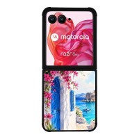 Θήκη Sonique Greek Island Muse Series για Motorola Motorola Razr 50 Ultra Σοκάκι Ρόδου