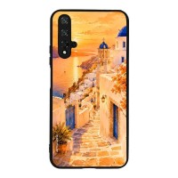 Θήκη Sonique Greek Island Muse Series για Honor 20 / Nova 5T Ηλιοβασίλεμα στην Οία