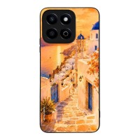 Θήκη Sonique Greek Island Muse Series για Honor 200 Smart 5G Ηλιοβασίλεμα στην Οία