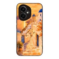 Θήκη Sonique Greek Island Muse Series για Honor 400 5G Ηλιοβασίλεμα στην Οία
