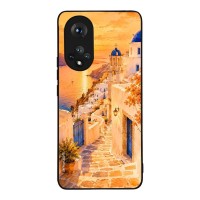 Θήκη Sonique Greek Island Muse Series για Honor 50 5G / Nova 9 Ηλιοβασίλεμα στην Οία