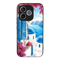 Θήκη Sonique Greek Island Muse Series για Honor 600 Lite 5G Σαντορινό Γαλάζιο