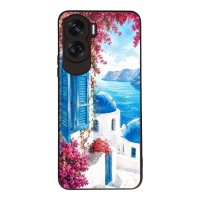 Θήκη Sonique Greek Island Muse Series για Honor 90 Lite 5G Σαντορινό Γαλάζιο