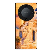 Θήκη Sonique Greek Island Muse Series για Honor Magic5 Lite 5G Ηλιοβασίλεμα στην Οία