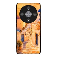Θήκη Sonique Greek Island Muse Series για Honor Magic6 Lite 5G Ηλιοβασίλεμα στην Οία