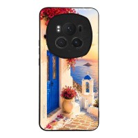 Θήκη Sonique Greek Island Muse Series για Honor Magic6 Pro 5G Ηλιοβασίλεμα Σαντορίνης