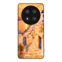 Θήκη Sonique Greek Island Muse Series για Honor Magic7 Lite 5G Ηλιοβασίλεμα στην Οία
