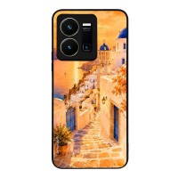 Θήκη Sonique Greek Island Muse Series για VIVO Y35 4G / VIVO Y22 / VIVO Y22S Ηλιοβασίλεμα στην Οία
