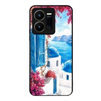 Θήκη Sonique Greek Island Muse Series για VIVO Y35 4G / VIVO Y22 / VIVO Y22S Σαντορινό Γαλάζιο