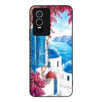 Θήκη Sonique Greek Island Muse Series για VIVO Y74s / VIVO Y76 5G Σαντορινό Γαλάζιο