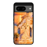 Θήκη Sonique Greek Island Muse Series για Google Pixel 8 5G Ηλιοβασίλεμα στην Οία