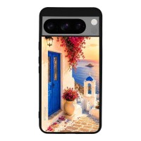 Θήκη Sonique Greek Island Muse Series για Google Pixel 8 Pro 5G Ηλιοβασίλεμα Σαντορίνης