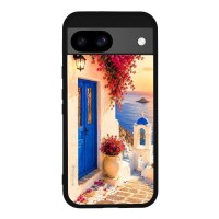 Θήκη Sonique Greek Island Muse Series για Google Pixel 8a 5G Ηλιοβασίλεμα Σαντορίνης