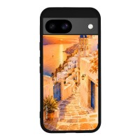 Θήκη Sonique Greek Island Muse Series για Google Pixel 8a 5G Ηλιοβασίλεμα στην Οία