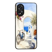 Θήκη SoniqueGreek Island Muse Series για Oppo A38 Πέρασμα στο Αιγαίο