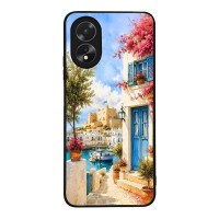 Θήκη SoniqueGreek Island Muse Series για Oppo A38 Ροδίτικο Λιμάνι