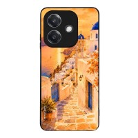 Θήκη SoniqueGreek Island Muse Series για Oppo A40 Ηλιοβασίλεμα στην Οία