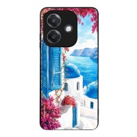Θήκη SoniqueGreek Island Muse Series για Oppo A40 Σαντορινό Γαλάζιο