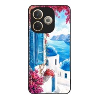 Θήκη SoniqueGreek Island Muse Series για Oppo A5 Pro 5G Σαντορινό Γαλάζιο