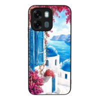 Θήκη SoniqueGreek Island Muse Series για Oppo A6 4G / Oppo A6 5G / Oppo A6x 4G / Oppo A6x 5G / Oppo A6k 4G Σαντορινό Γαλάζιο