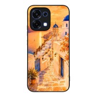 Θήκη SoniqueGreek Island Muse Series για Oppo A6 Pro 5G Ηλιοβασίλεμα στην Οία