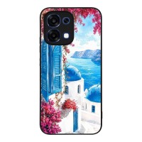 Θήκη SoniqueGreek Island Muse Series για Oppo A6 Pro 5G Σαντορινό Γαλάζιο