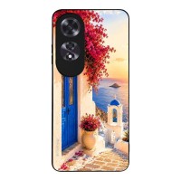 Θήκη SoniqueGreek Island Muse Series για Oppo A60 Ηλιοβασίλεμα Σαντορίνης