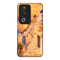 Θήκη SoniqueGreek Island Muse Series για Oppo A80 5G Ηλιοβασίλεμα στην Οία