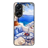 Θήκη SoniqueGreek Island Muse Series για Oppo A98 5G Θέα του Αιγαίου
