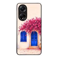 Θήκη SoniqueGreek Island Muse Series για Oppo A98 5G Ροζ Μπουκαμβίλια