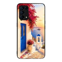 Θήκη SoniqueGreek Island Muse Series για Oppo Find X3 Lite 5G Ηλιοβασίλεμα Σαντορίνης