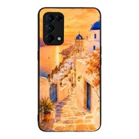 Θήκη SoniqueGreek Island Muse Series για Oppo Find X3 Lite 5G Ηλιοβασίλεμα στην Οία