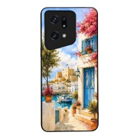 Θήκη SoniqueGreek Island Muse Series για Oppo Find X5 Pro 5G Ροδίτικο Λιμάνι