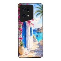 Θήκη SoniqueGreek Island Muse Series για Oppo Find X5 Pro 5G Σοκάκι Ρόδου