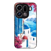 Θήκη SoniqueGreek Island Muse Series για Oppo Find X9 Pro 5G Σαντορινό Γαλάζιο