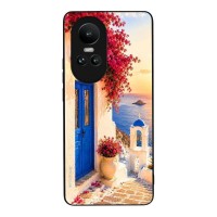 Θήκη SoniqueGreek Island Muse Series για Oppo Reno10 5G Ηλιοβασίλεμα Σαντορίνης